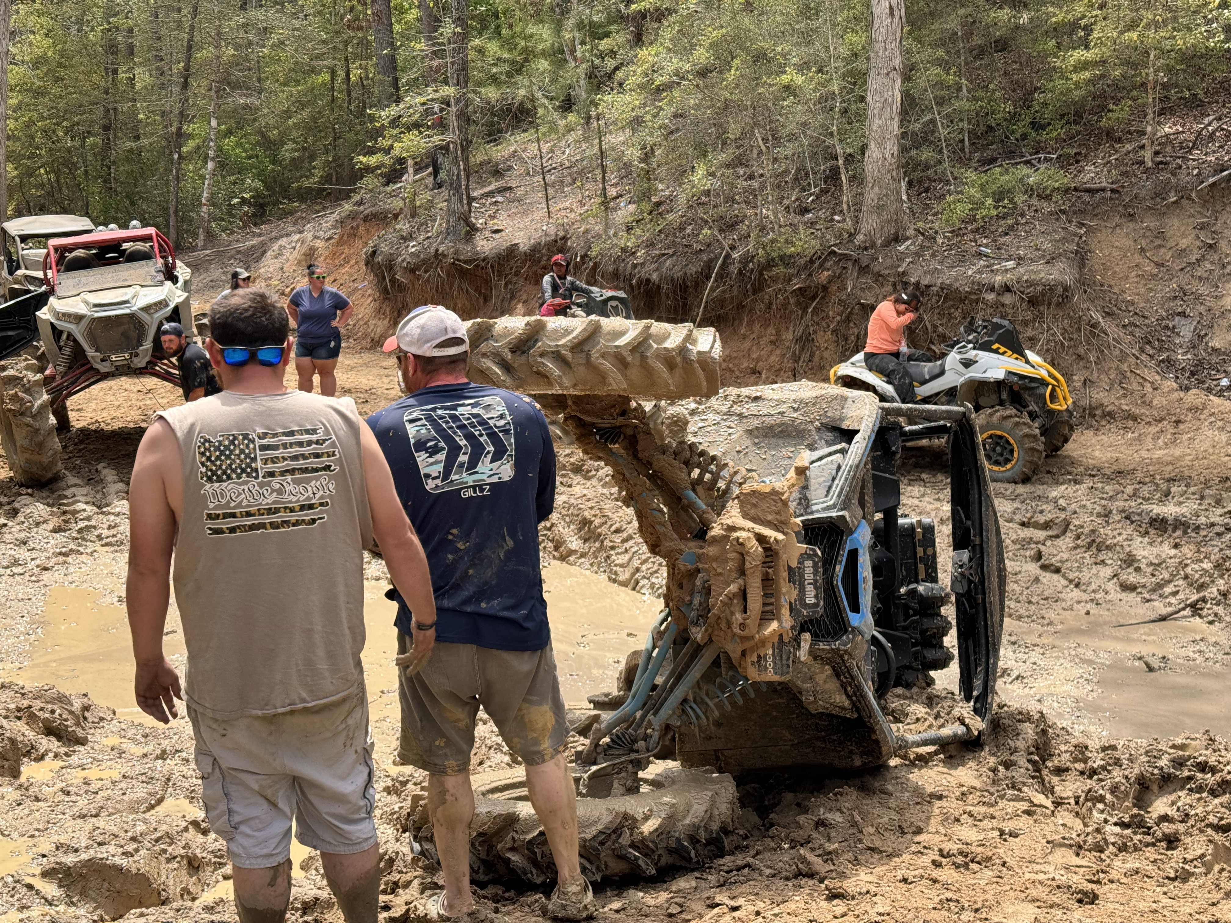 UTV camping trip